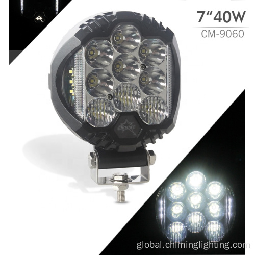 truck headlight Round high performance Led driving light Factory